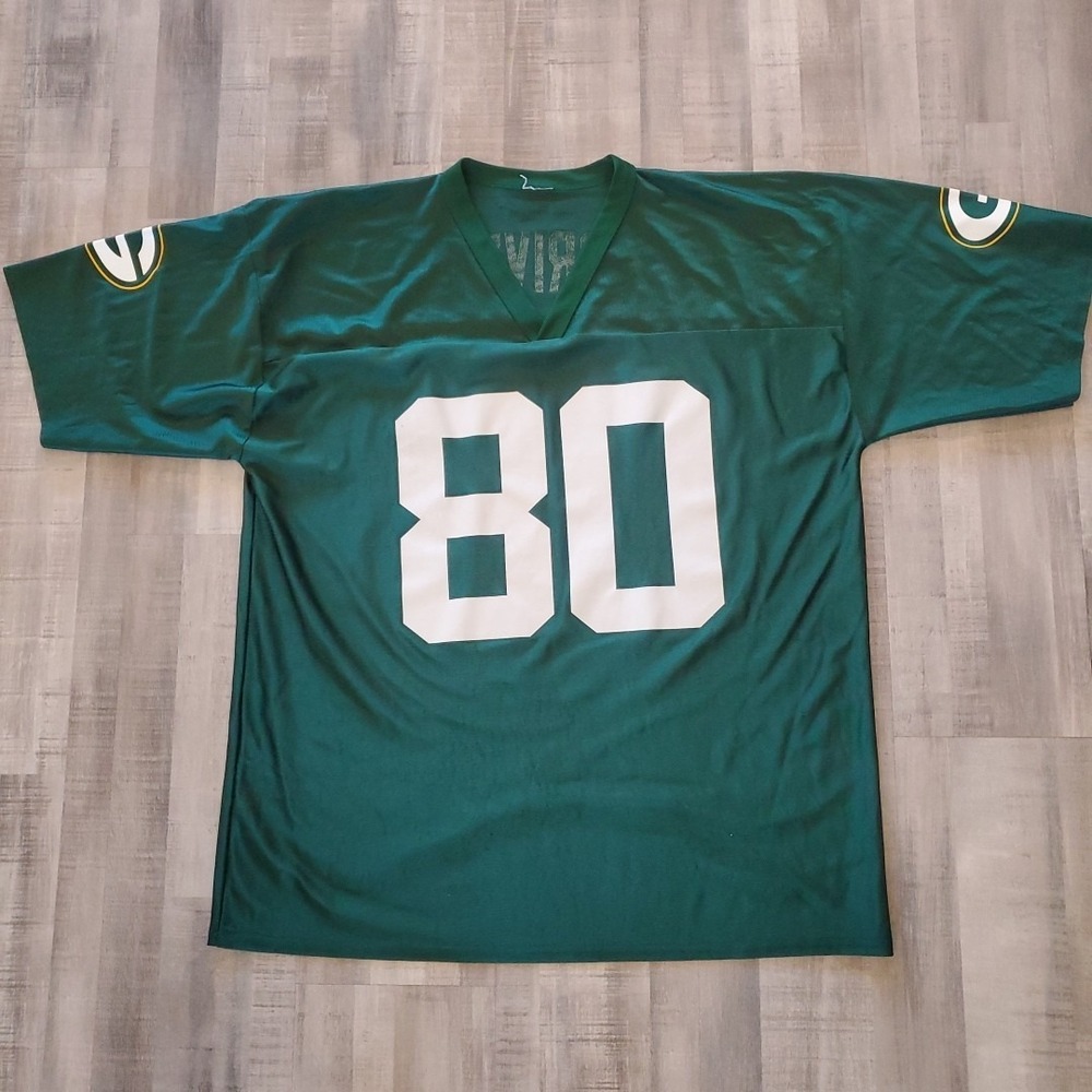 Green Bay Packers Jersey NFL #80 Donald Driver Size XL V neck - Picture 2 of 8
